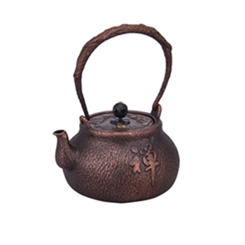 茶具茶壶1.2L新款禅茶铸铜壶高档礼品无铅制作安全饮水铜壶